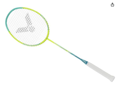 VICTOR ARS-9-G-4U Auraspeed Series Strung Badminton Racket -Green