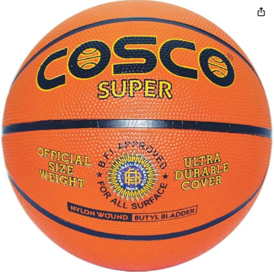 Cosco Rubber Super BasketBalls, Size 5